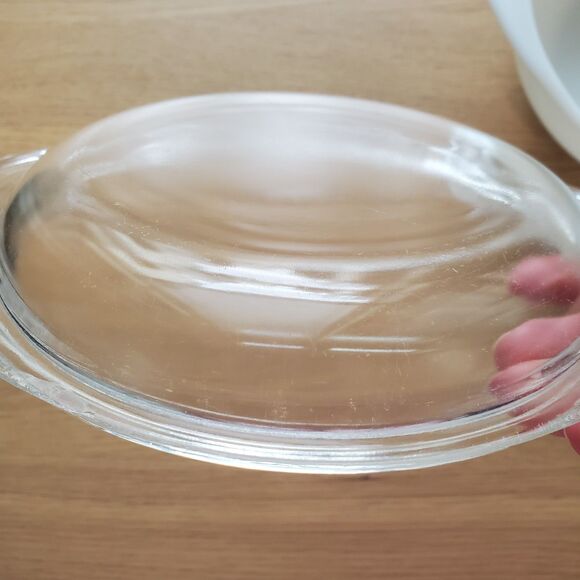 Vintage Pyrex 022 White Opal Casserole Dish With Lid - Picture 15 of 15